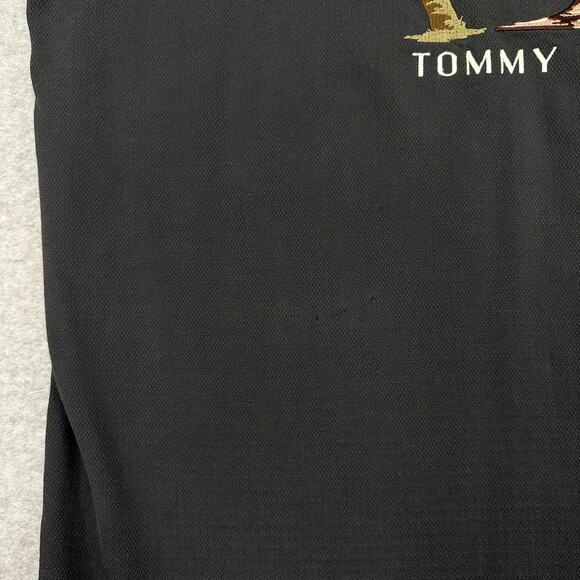 Tommy Bahama Shirt 'Grand Marlin Rum' Silk Mens L Black Tropical Island Bar Top - Picture 5 of 9